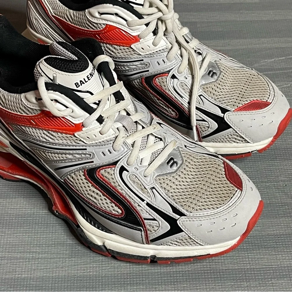 Balenciaga Size 42 Xpander Expander Dad Sneakers Low Cut Shoes orange - Picture 3 of 12